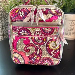 ***Rare HTF Print*** Bradley Lunch Bag Paisley Meets Plaid